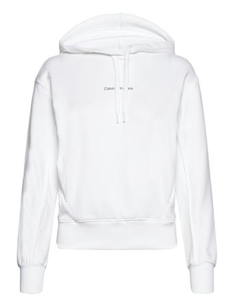 Monogram Logo Hoodie White Calvin Klein Jeans