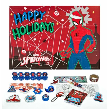 Spiderman Adventskalender Skrivtillbehör