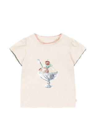 Konges Sløjd FAMO PUFF TEE GOTS T-shirts & toppar Dam Beige 3Y