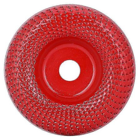 Stål Træbearbejdning Slibeskive Formningsskive Elværktøj Tilbehør Hardwaredele Rød Buet Rod Udskæringsskive E1-533