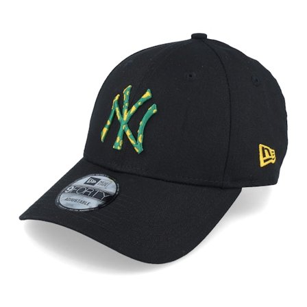 New Era - MLB Svart adjustable Caps - New York Yankees Seasonal Infill 9FORTY Black Adjustable @ Hatstore