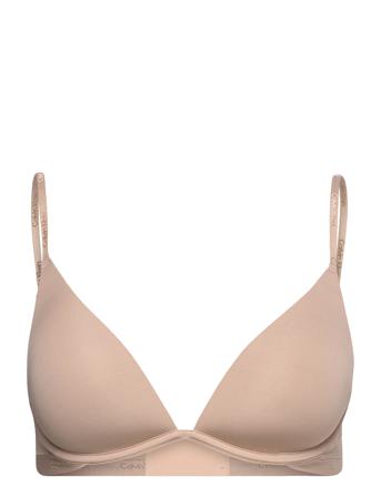 Lightly Lined Plunge Beige Calvin Klein