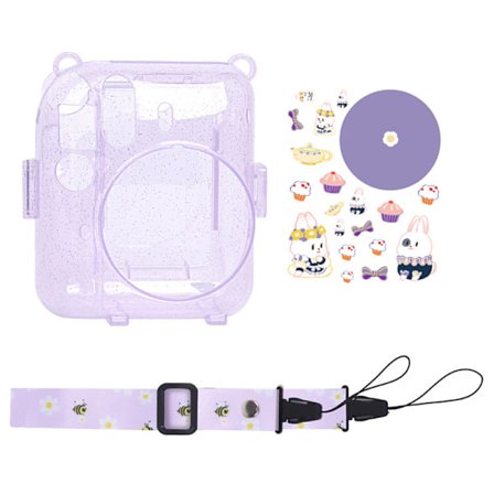 Valokuvalaukku Fujifilm Instax Mini 12 Clear Camera Case Protectille