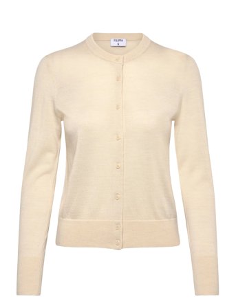 Filippa K Merino Short Cardigan - Cream - M