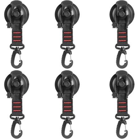 6 stk. Svært Holdbare Vakuumsugerkopper med Krok, Vakuumsugerkopper for Bad, Kjøkken, Dusj, Håndkle, Camping