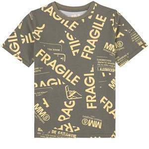 MM6 Maison Margiela Khaki Branded Printed T-Shirt 14 Years - Tops - 14 years - Green - Mädchen