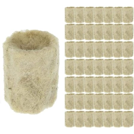 Rockwool-kube, Rock Wool-forplantning uten underlag, landbruk, jordfri dyrking, hydroponisk dyrking, 50 stk. utendørs