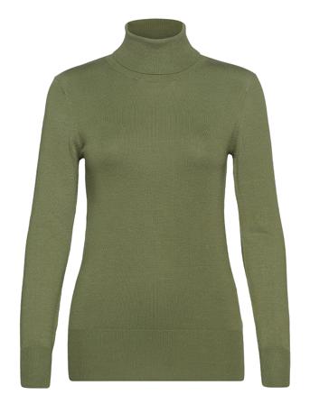 Astrid Roll Neck Turtleneck Rullekravetrøje Khakigrønn Kaffe
