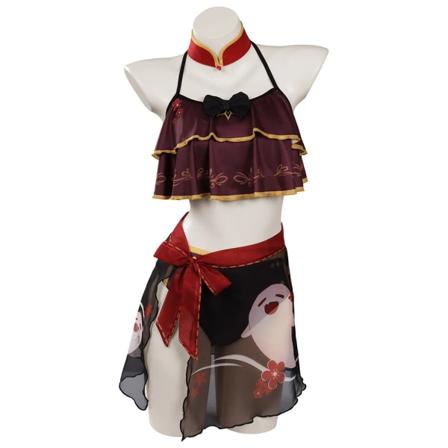 Mub- Genshin Impact HUTO Cosplay Kostume wimsuit Outfits Halloween Karneval uit A A S