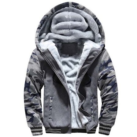 Miesten neule lämmin fleecevuorattu collegepaita takki talvi kuntosali fleece huppari täysi vetoketju lämmin paksu bleiseri tummanharmaa 4XL