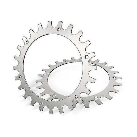 Worx Landroid Plæneklipper Model S/m Premium Rustfri Stål Knopper 2mm Tykkelse Forbedret Trækkraft - Poleret Afgratning - Hjul Diameter: 205mm