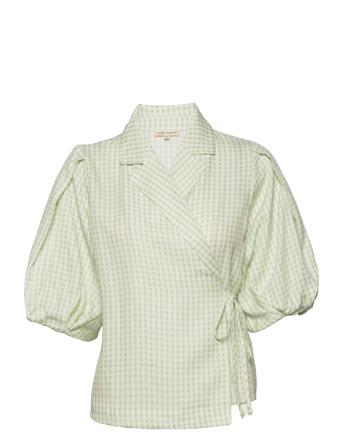 Esdella 2/4 A-Symmetrical Shirt Green Esme Studios