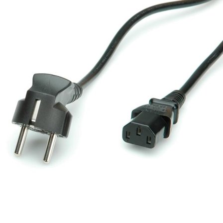 ROLINE Power Cable, Straight Iec