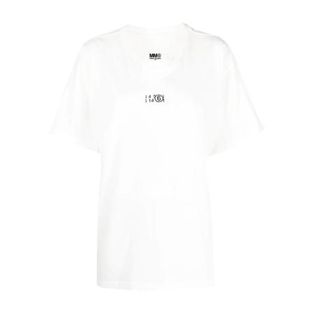 MM6 Maison Margiela, T-Shirts Wit, Dames, Maat:S