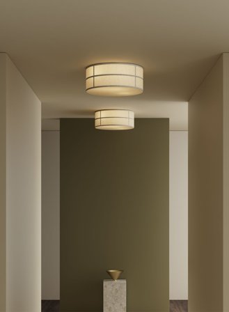 Hashira taklampe plafond Ø50 - beige