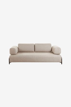 Kave Home - Soffa Compo, 3-sits - Beige - 3-sits soffor - Från Homeroom