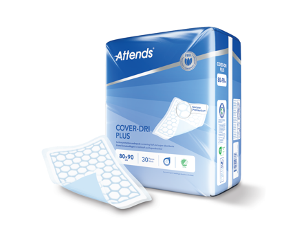 Attends Cover-Dri plus 80x90 cm, 30 stk.