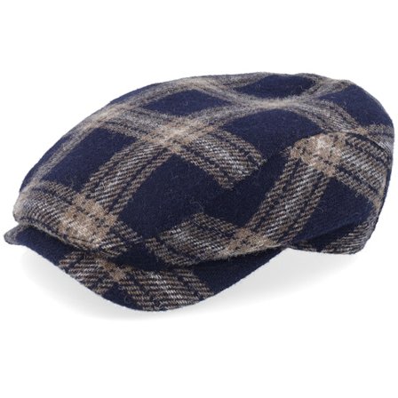 Wigéns - Sininen flatcap Lippis - Ivy Contemporary Cap Navy Flat Cap @ Hatstore