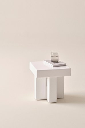 Jotex - Sidebord 35x35 Cm Hvit - CROZZ - Kjøp Sidebord & småbord hos Jotex