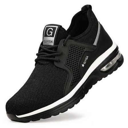 Sikkerhetssko med ståltupp for menn