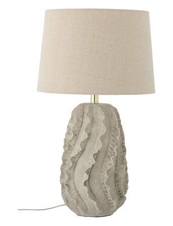 Natika Table Lamp Beige Bloomingville
