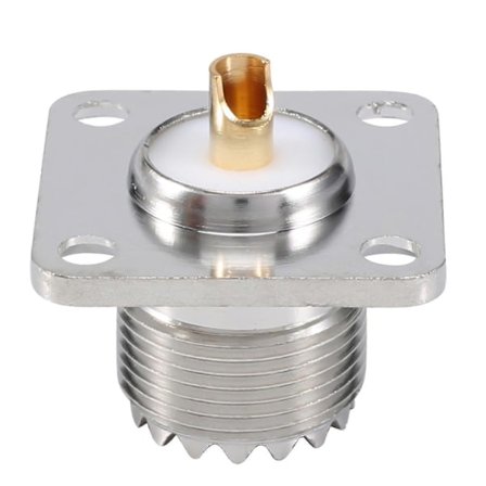 UHF Hunn So239 Panel Chassis Mount Flens Dekksmontering Loddekopp RF-kontakt