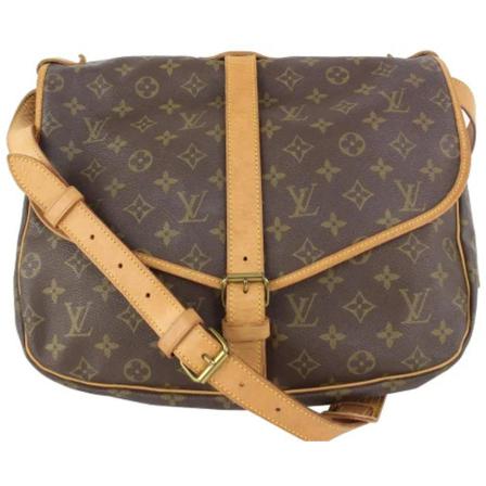 Louis Vuitton Vintage, Pre-owned Canvas louis-vuitton-bags Bruin, unisex, Maat:ONE Size