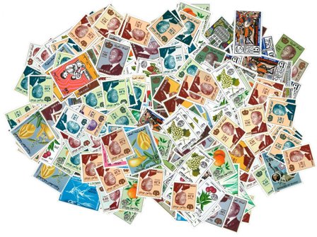 Franske kolonier - Dubletpakke postfrisk