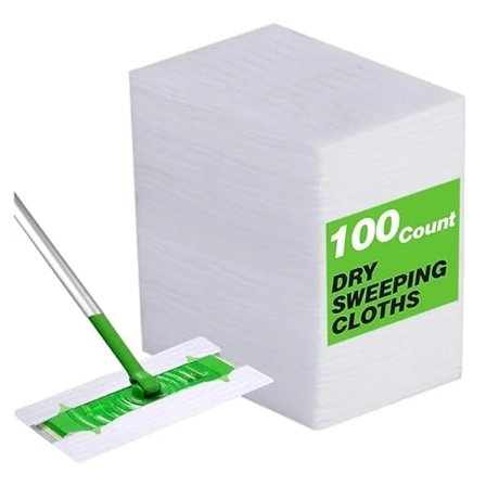 Elektrostatiske klude til mopping og rengøring, engangs tørre rengøringsklude, miljøvenlige tørre moppe refills med blød tekstur, Nej