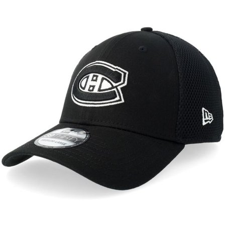 New Era - NHL Svart flexfit Keps - Montreal Canadiens 39THIRTY Eg Neo Black/White Mesh Flexfit @ Hatstore