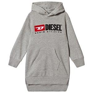 Kids - Diesel Gray Melange Logo Sweat Dress 16 years - Dresses - 16 years - Grey