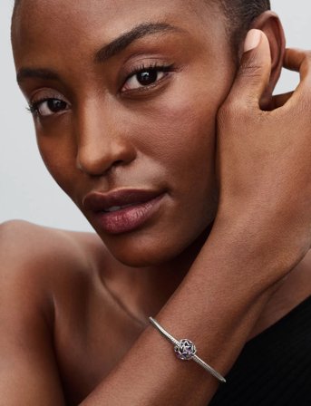 Pandora Mum Hearts Sterling Silver Charm With Transparent Purple Uv Resin - Silver - ONE SIZE