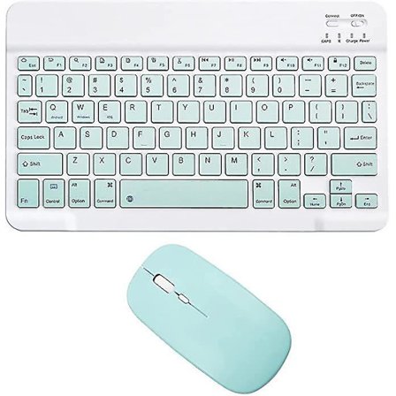 10 tums trådlöst Bluetooth-tangentbord och mus kompatibelt med Ipad Air Pro