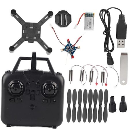Bygg Ditt Eget Mini RC Drone-sett – Plast- og Metallramme Pedagogisk Quadcopter