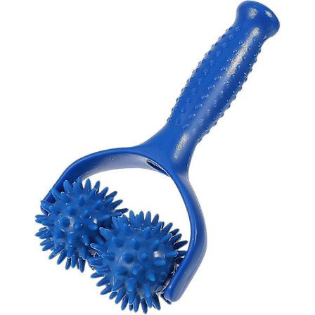 Muskelrulle Håndholdt Skumrulle Massasjeapparat For Rygg Nakke Armer Ben (1stk-blå)