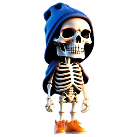Alsidig Mini Cool Halloween Dekoration Minde Resin Håndværk Skelet Figur