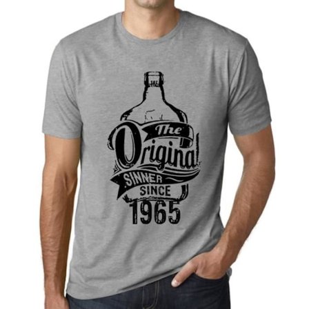 T-shirt herr The Original Sinner Since 1965 – The Original Sinner Since 1965 – 58 Years Vintage 58th Birthday Gift T-shirt