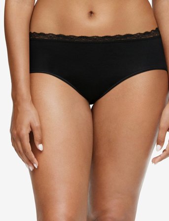 Femilet Basic Lace Hipster - Black - 36