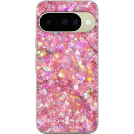Yhteensopiva Puhelinkuori Google Google Pixel 10 Cactus and Friends – PinkGlitter