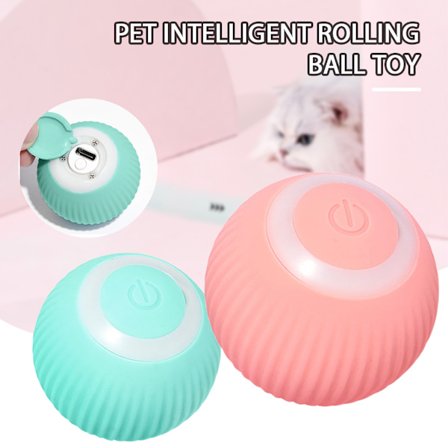 Cat Smart Ball Toy Electric Catnip Sounding Cat Interactive Rolling Playing Ball