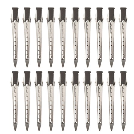 Andebekk Hårklemmer med Selvlukkende Klemme, Rustsikre Hårseksjoneringsklemmer for Sikker Hårstyling, Profesjonelle Salong Barberklemmer for Holdbar