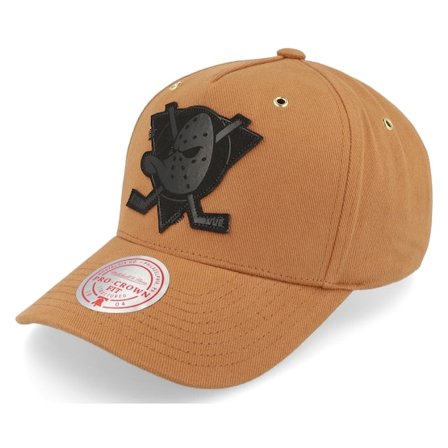 Mitchell & Ness - Marrón adjustable Gorra - Hatstore Exclusive x Anaheim Ducks Trek NHL Brown Adjustable @ Hatstore