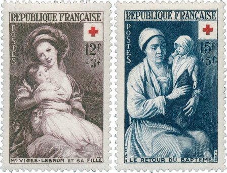 Frankrig 1953 - YT 966-967 - Postfrisk