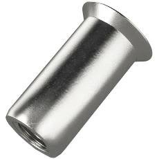 Z 23318100300 Blindnaglemutter innfelt, åpen, rustfritt M10 1,5-3,0 mm 100-pakk, Innfesting