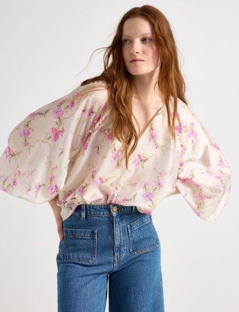 Lindex Blouse Kajsa - Pink - M