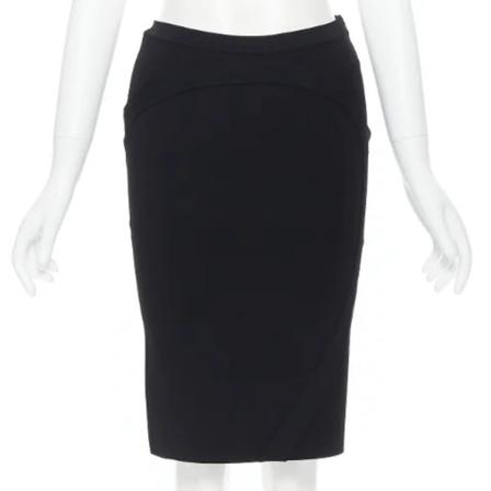 Givenchy Pre-owned, Pre-owned Skirt Zwart, Dames, Maat:S,Viscose