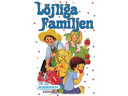 KÄRNAN Spel Löjliga Familjen - Lyreco - Skola och förskola - Lekmaterial - Spel - Från 3 - 4 år