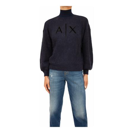 Armani Exchange Turtlenecks Blå, Dame Rullekraver