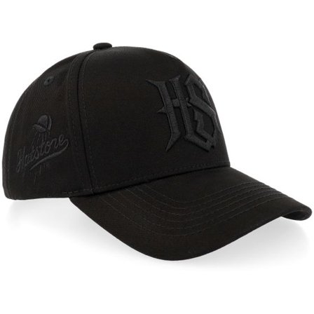 Hatstore - Svart adjustable Keps - Hs Monogram Black/Black A-frame Adjustable @ Hatstore