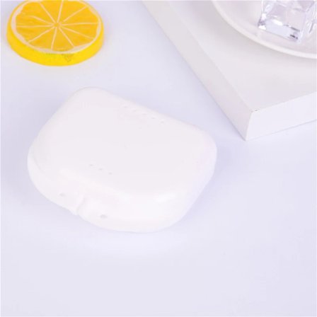 Dropship Tandprotese Boks Opbevarings Etui Dental Kunstige Tænder Enhed Beholder Tandprotese Opbevaringsbokse Rengøringsmiddel Levert